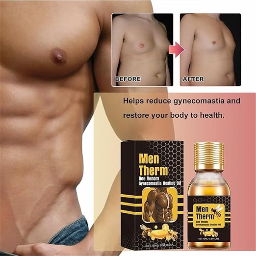 Men Therm Chest Fat Burner Oil