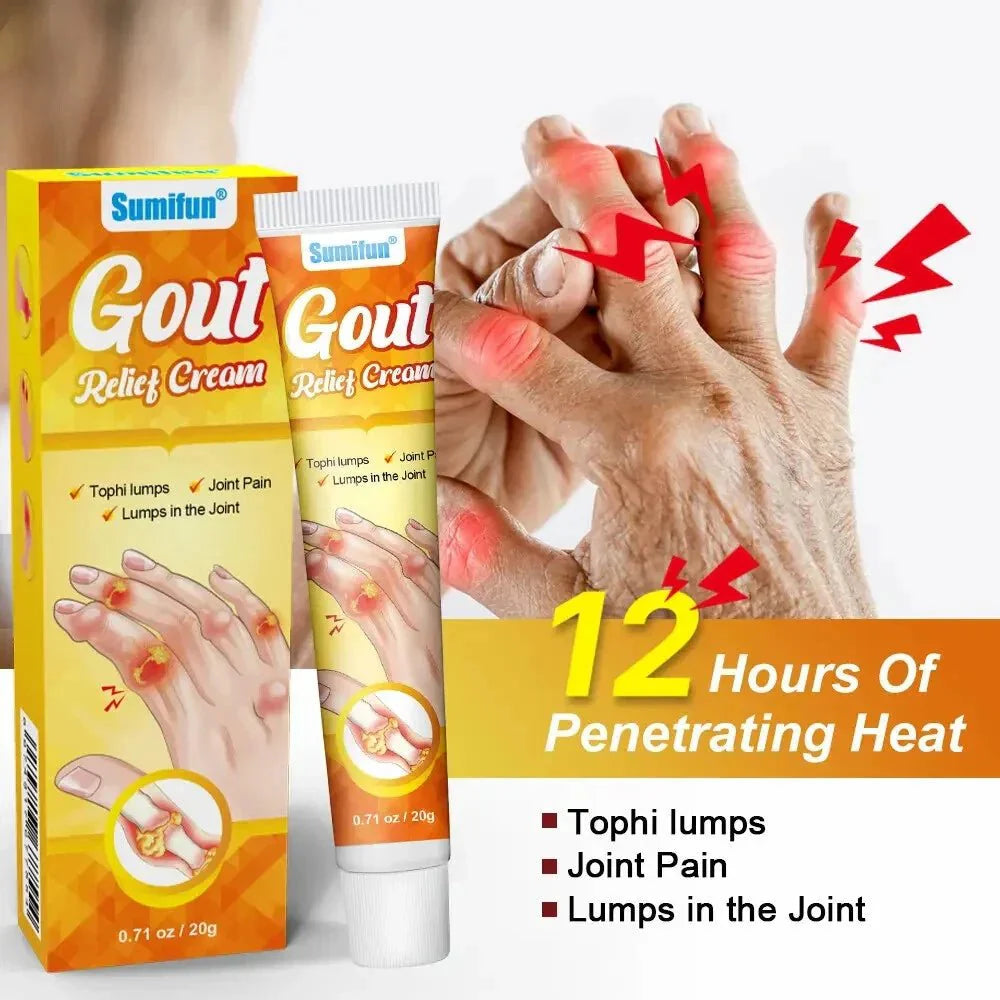 Gout Relief Cream Fast Pain & Swelling Reduction